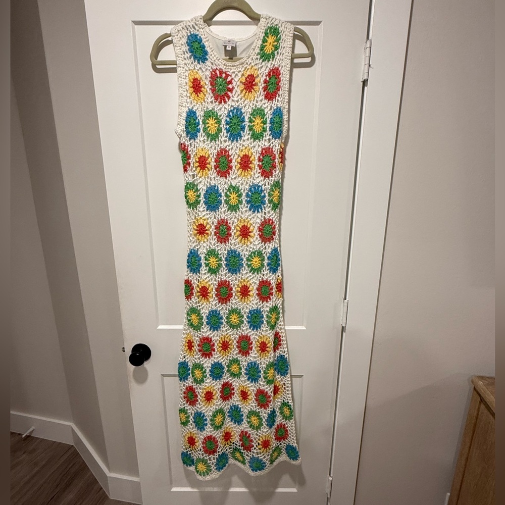 J. Marie Crochet Maxi Dress